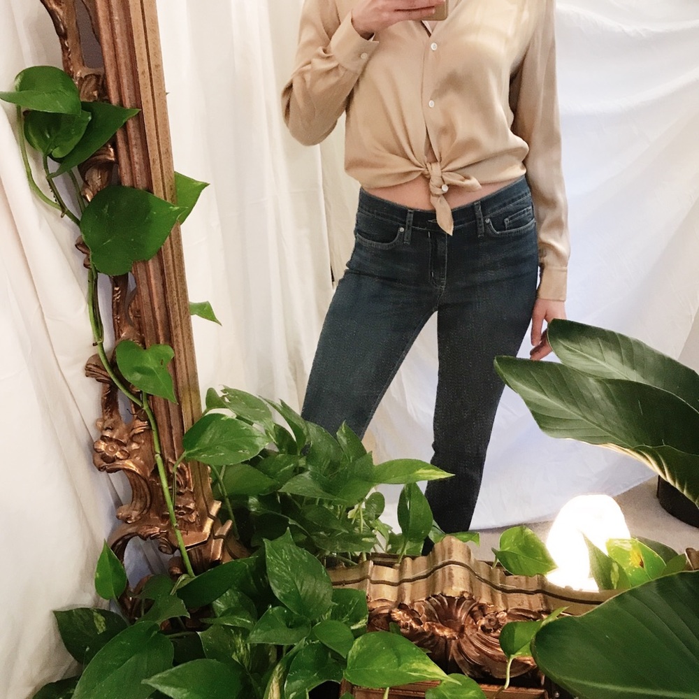 Calvin Klein jeans dark wash skinny jeans